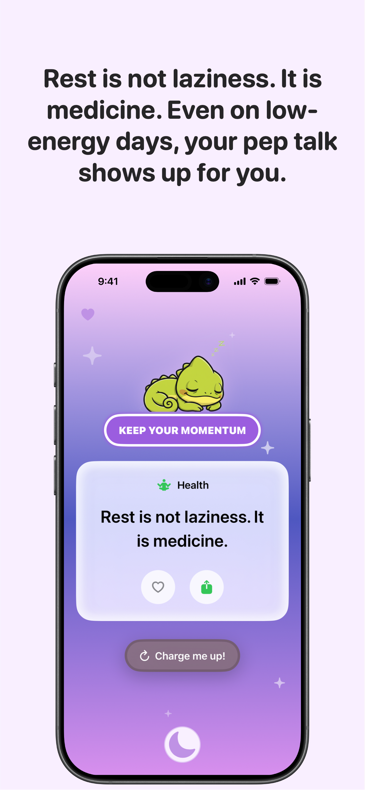 Rest is not laziness